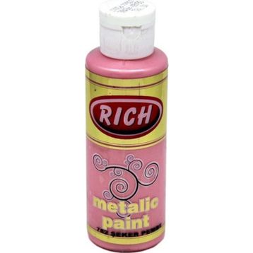 Rich 0782 120 cc Metalik Şeker Pembe Akrilik Boya