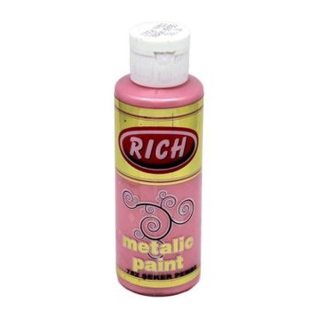 Rich 0782 120 cc Metalik Şeker Pembe Akrilik Boya