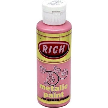 Rich 0782 120 cc Metalik Şeker Pembe Akrilik Boya