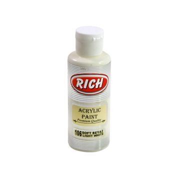 Rich 106 Soft Beyaz 130 cc Akrilik Boya