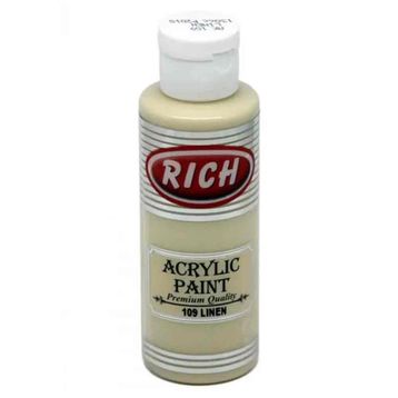 Rich 109 Linen Rengi Art Craft Rich Akrilik Boya 70 cc