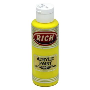 Rich 112 211583 Sarı 130 cc Akrilik Boya