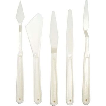 Rich 11248 Beyaz 5'li Plastik Spatula Seti