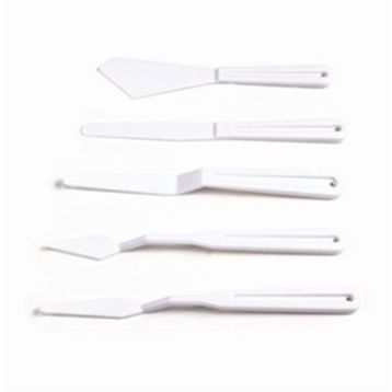 Rich 11248 Beyaz 5'li Plastik Spatula Seti