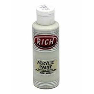 Rich 120-103 120 cc Kirli Beyaz Akrilik Boya