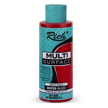 Rich 120-2158 Multi Surface 120 cc Kırmızı Akrilik Boya