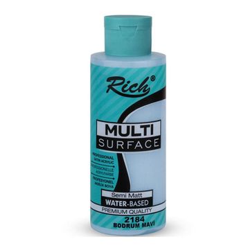 Rich 120-2184 Multi Surface 120 cc Bodrum Mavi Akrilik Boya