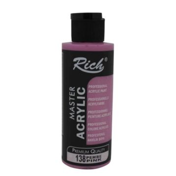 Rich 120 cc Pembe Akrilik Boya