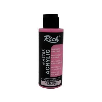 Rich 120 cc Pembe Akrilik Boya