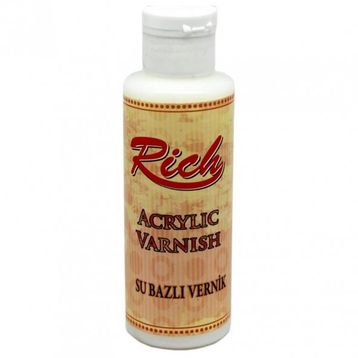 Rich 120 cc Su Bazlı Parlak Vernik
