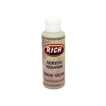 Rich 120 cc Su Bazlı Parlak Vernik