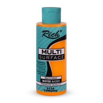 Rich 120 Cc Turunç Multi Surface Akrilik Boya