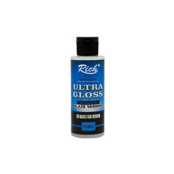 Rich 120 cc Ultra Gloss Su Bazlı Sır Vernik