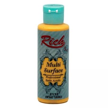 Rich 120 Cc Vintage Turuncu Multi Surface Akrilik Boya