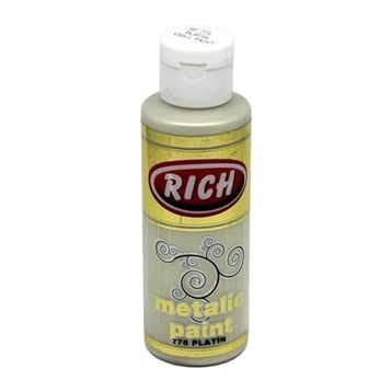 Rich 120 ml 776 Platin Akrilik Metalik Boya