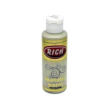 Rich 120 ml 776 Platin Akrilik Metalik Boya