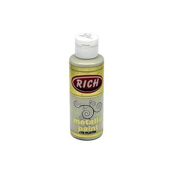 Rich 120 ml 776 Platin Akrilik Metalik Boya