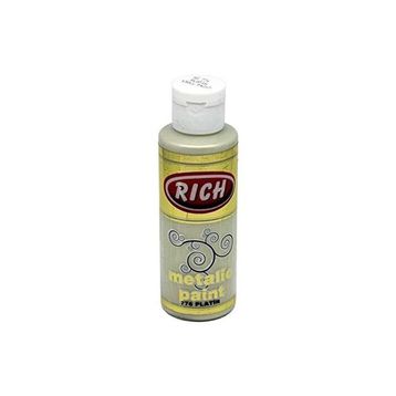Rich 120 ml 776 Platin Akrilik Metalik Boya