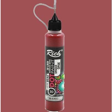 Rich 12087 Dot Paint Bordo Boncuk Boya