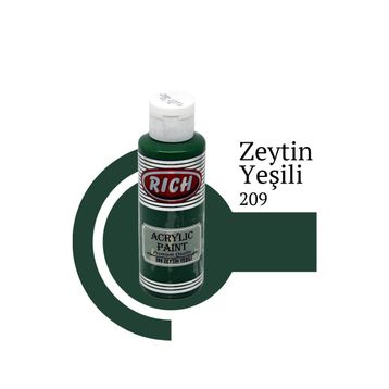 Rich 130209 130 cc Zeytin Yeşili Akrilik Boya