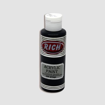 Rich 130230 130 cc Siyah Akrilik Boya