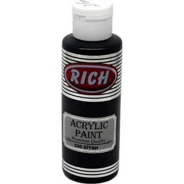 Rich 130230 130 cc Siyah Akrilik Boya