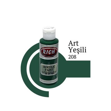 Rich 130cc Art Yeşili 208 Akrilik Boya