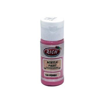 Rich 138 Pembe 30cc Akrilik Boya