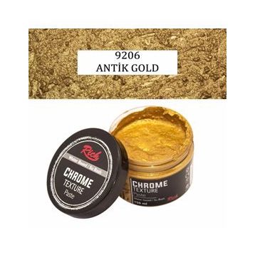 Rich 150ml 9206 Antik Altın Chrome Texture Paste