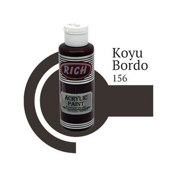 Rich 156 Master 120 cc Koyu Bordo Akrilik Boya