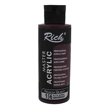 Rich 156 Master 120 cc Koyu Bordo Akrilik Boya