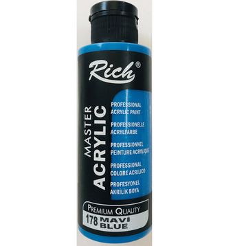 Rich 178 Master Acrylic 120cc Mavi Akrilik Boya