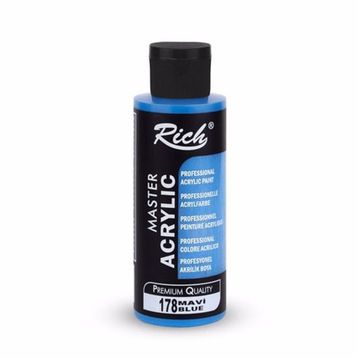 Rich 178 Mavi 120 cc Master Acrylic Akrilik Boya