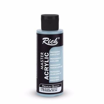 Rich 179 Ege Mavi 120 cc Master Acrylic Akrilik Boya