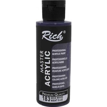 Rich 183 Gece Mavisi 120 cc Akrilik Boya