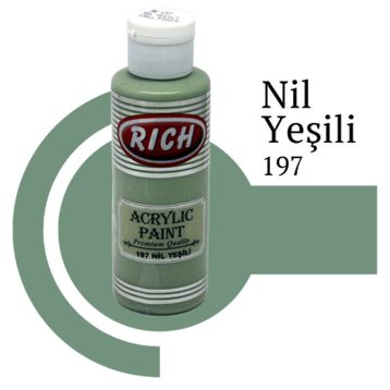 Rich 197 Nil Yeşili 130 cc Akrilik Boya