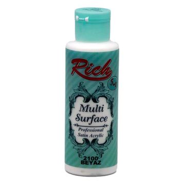 Rich 2100 130 ml Beyaz Multi Akrilik Boya