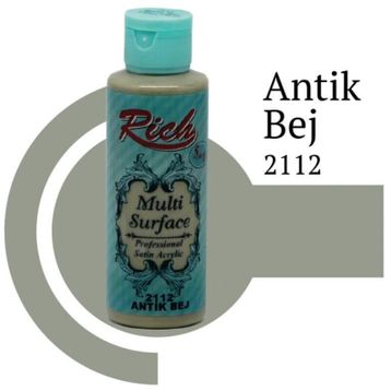 Rich 2112 Antik Bej 120 CC Multi Surface Akrilik Boya