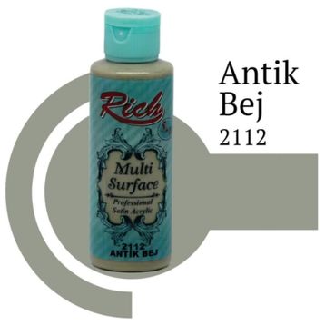 Rich 2112 Antik Bej 120 CC Multi Surface Akrilik Boya