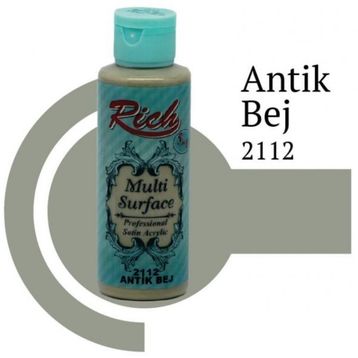 Rich 2112 Antik Bej 120 CC Multi Surface Akrilik Boya