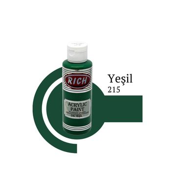 Rich 215 130 cc Yeşil Akrilik Boya
