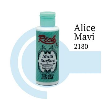 Rich 2180 Alice Mavi 120 cc Multi Surface Akrilik Boya