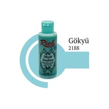 Rich 2188 Gökyüzü 120 cc Multi Surface Akrilik Boya