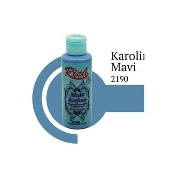 Rich 2190 Karolina Mavi 120 cc Multi Surface Akrilik Boya