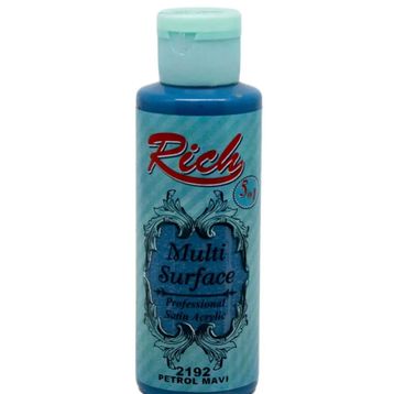 Rich 2192 Multi Surface Petrol Mavi 120 cc Akrilik Boya