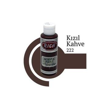 Rich 222 Master 120 cc Kızıl Kahve Akrilik Boya
