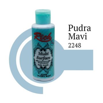 Rich 2248 Pudra Mavi 120 cc Multi Surface Akrilik Boya