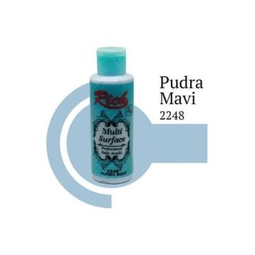 Rich 2248 Pudra Mavi 120 cc Multi Surface Akrilik Boya