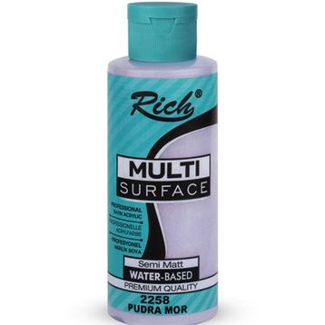 Rich 2258 Pudra Mor 120 cc Multi Surface Akrilik Boya