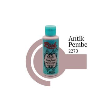 Rich 2270 Antik Pembe 120 cc Multi Surface Akrilik Boya